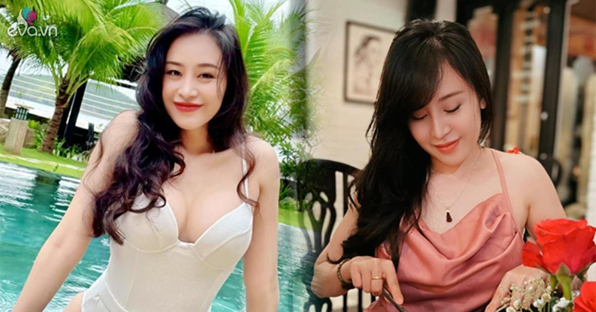 View - Tự nhận là gái ngoan, bà Tưng Huyền Anh khéo khoe đường cong bằng đồ một mảnh