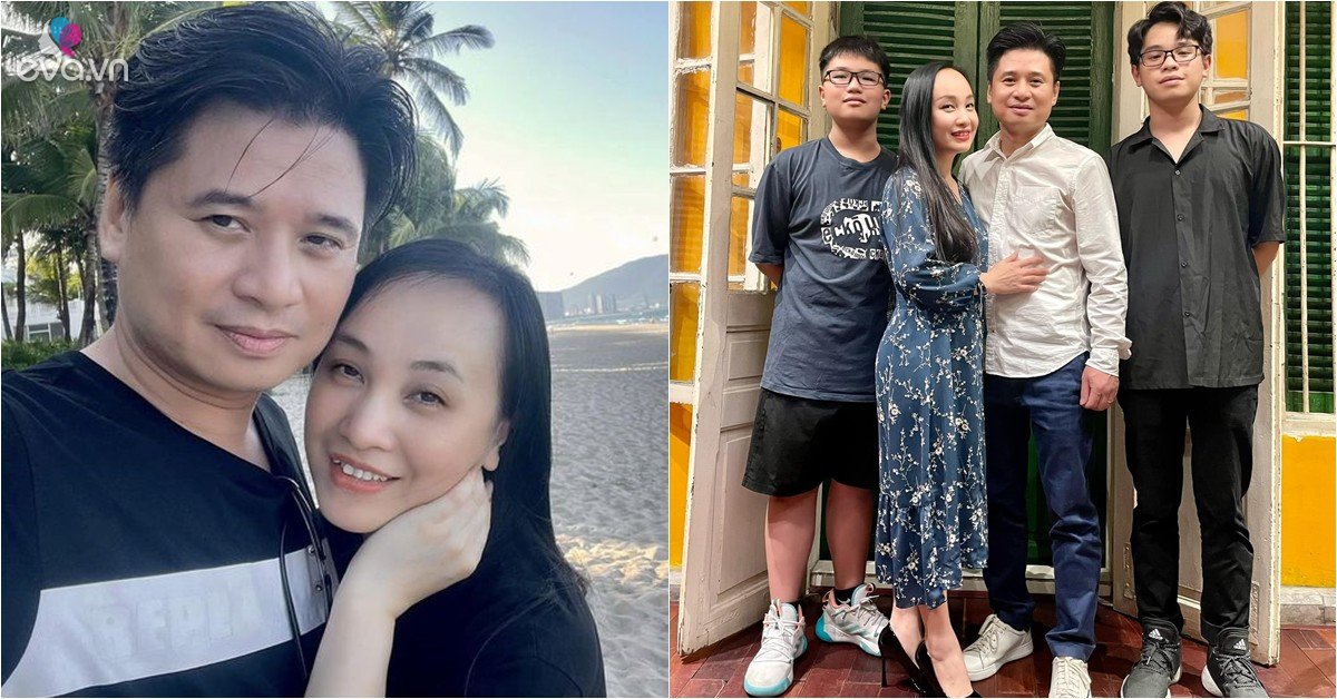 View -  Thị Mầu Thu Huyền có chồng làm chức to về nhà vẫn rửa bát, 2 quý tử giờ cao lớn vượt bố mẹ gây bất ngờ