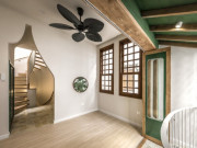 Nhà đẹp - Nhà ống 3 tầng chỉ 28m2 trong ngõ có hệ cửa như tà áo dài, đẹp không góc chết