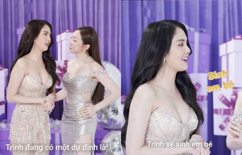 View - Ngọc Trinh tâm sự nỗi lòng khi chuẩn bị sinh con, xin vợ trẻ Chi Bảo bí quyết lấy lại vóc dáng như thời con gái