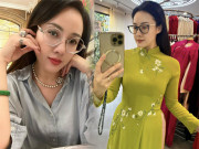 Thời trang - Đằng sau tà áo dài truyền thống, ngoài đời BTV đẹp nhất nhì VTV phối đồ hiệu khéo như minh tinh