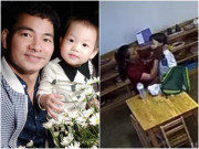 Yêu con - Con đi nhà trẻ về liên tục khóc kêu đau tai, Xuân Bắc cay khóe mắt nhìn hành động của cô giáo với bé qua camera