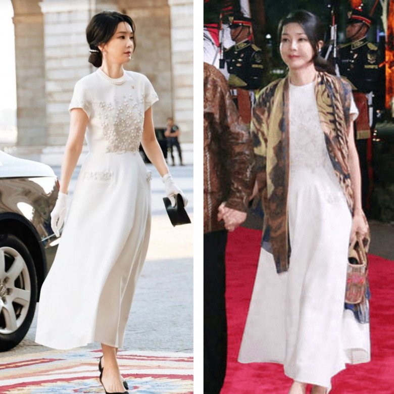 View - Đệ nhất phu nhân Hàn Quốc thay đồ liên tục như người mẫu, lấn át hào quang chồng, nay bị soi mặc lại đồ cũ