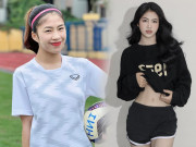 Làm đẹp - Hậu vén áo khoe eo, "Hoa khôi đội tuyển nữ Việt Nam" tô môi đỏ hững hờ nhắc đến Quang Hải