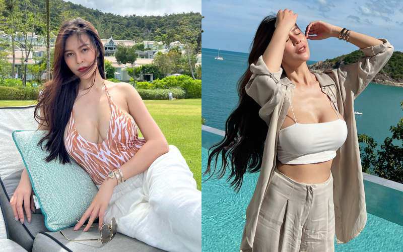 Người đẹp thường xuyên biến hoá phong cách linh hoạt với croptop, áo thun, áo quây,... trẻ trung và năng động.
