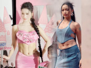 Làm đẹp - Hương Ly xuất hiện khác lạ: Mặt Đông Nhi, cơ bụng Ngọc Châu