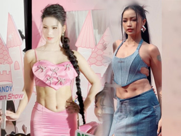 Hương Ly xuất hiện khác lạ: Mặt Đông Nhi, cơ bụng Ngọc Châu
