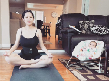 Duy Uyên "Mắt Ngọc" chạy bộ lấy lại vóc dáng, giảm 10kg/tháng sau sinh