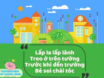 10 câu đố vui dân gian đố IQ trẻ mầm non