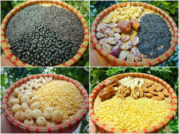 Uống sữa hạt thay bữa sáng khi ở cữ, mẹ Hà Nội có làn da căng mịn, sữa mẹ tràn trề lại không rụng tóc sau sinh