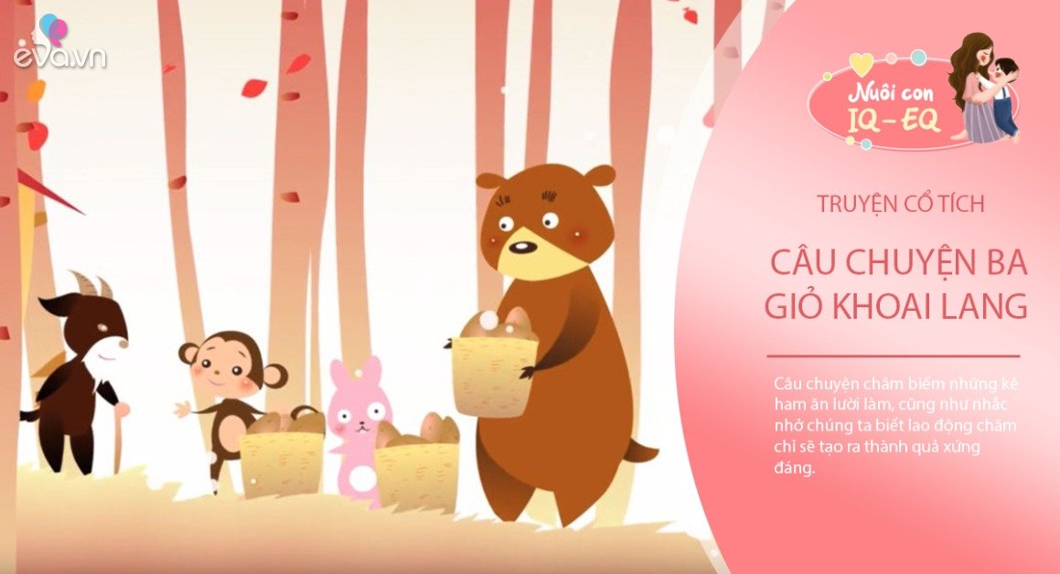 Gallery - Truyện cổ tích: Ba giỏ khoai lang