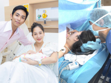 Phan Hiển bật khóc khi Khánh Thi sinh con thứ 3, sắc mặt mẹ bỉm sau thời khắc vượt cạn ở tuổi U45 thành tâm điểm