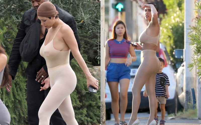 Trước đó, cô mặc bộ bodysuit màu nude bó sát. Thoạt nhìn, bộ trang phục tiệp với màu da đến nỗi nhiều người khó nhận ra nữ kiến trúc sư đang mặc quần áo.
