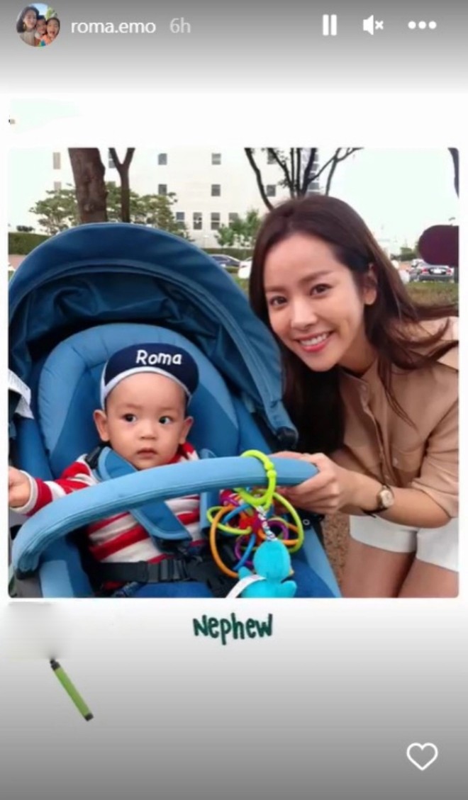 View - Han Ji Min - Bạn gái Hyun Bin khoe ảnh cháu trai, ngày nào còn bé xíu, sau 10 năm cậu nhóc lớn bổng