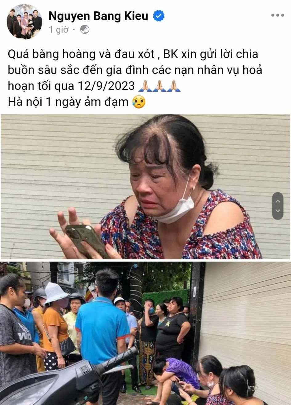 Sao Việt bàng hoàng, đau xót trước vụ cháy chung cư: MC Thành Trung thức trắng đêm dầm mưa tìm tung tích nạn nhân - 8