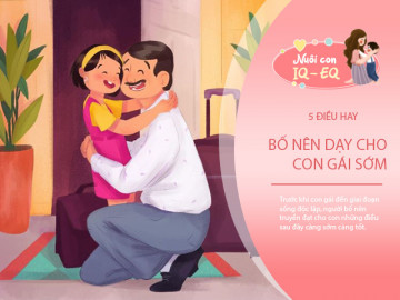 Được bố dạy 5 điều này sớm, sau này con gái lớn biết yêu bản thân, sống hạnh phúc