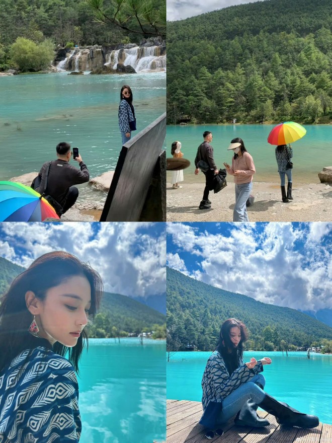 View - Trương Hinh Dư - Sướng như tình địch Phạm Băng Băng, lấy chồng cực phẩm, ngồi xổm chụp hình cho vợ