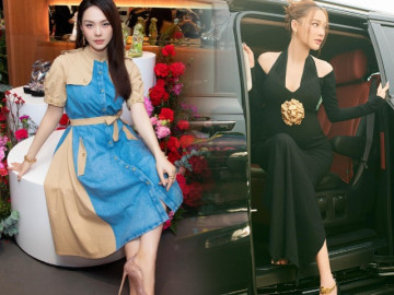 Sao Việt bụng bầu vượt mặt vẫn đi giày cao gót, một người tự nhận đi cà kheo