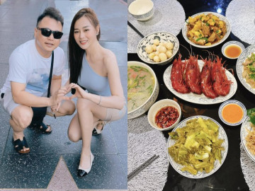 Shark Bình khoe bữa cơm gia đình 4 người, tràn đầy sinh lực khi ở cùng Phương Oanh