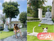 Nhà đẹp - Quốc Trường khoe chó "tướng giống chủ", để lộ khuôn viên biệt thự 45 tỷ làm nhiều người mơ ước