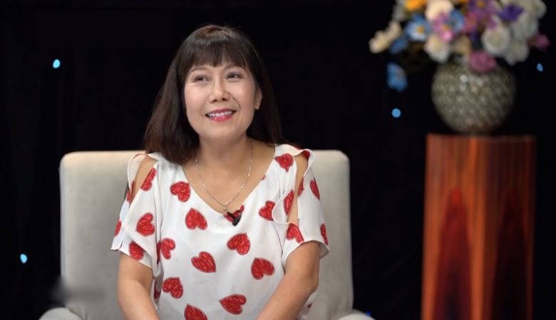 Nghệ sĩ Hương Tươi trong chương trình Lời tự sự.