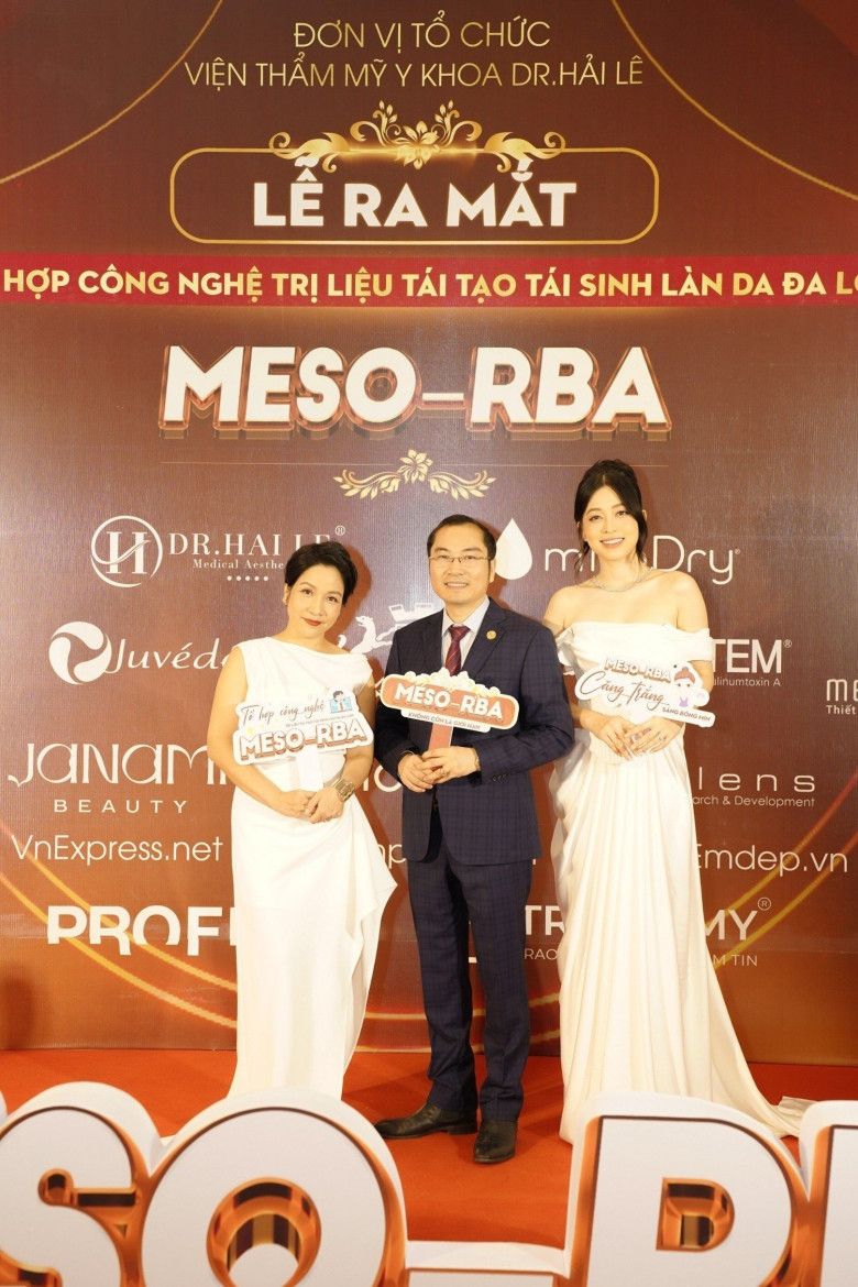 Diva Mỹ Linh có mặt tại sự kiện ra mắt Tổ hợp công nghệ trị liệu tái tạo tái sinh làn da đa lớp Meso-RBA