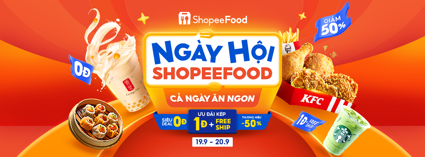 Chương trình mang đến hàng nghìn deal 0 đồng khi nhập mã QUANMOI30, bộ sưu tập thương hiệu giảm 50% cùng combo ưu đãi món ngon 1 đồng đi kèm freeship.