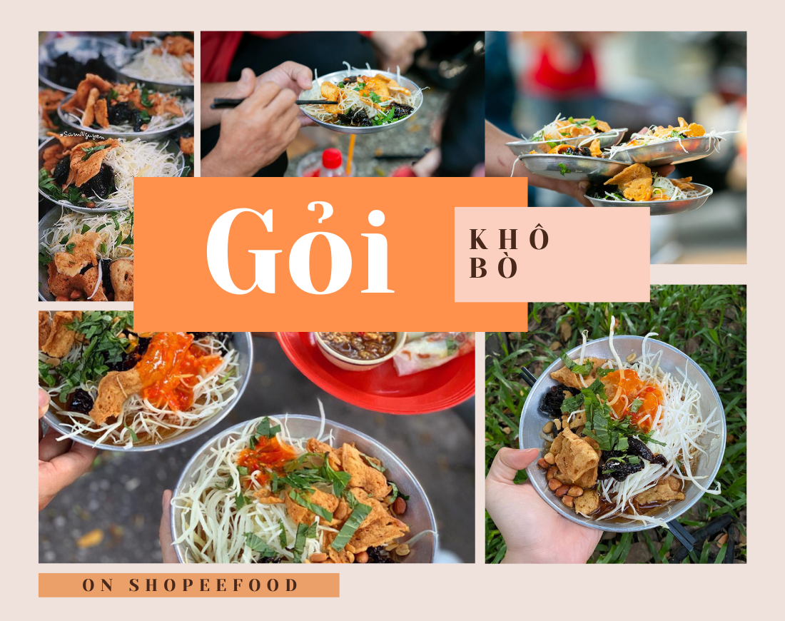 Không phải là “lính mới” như nhiều người lầm tưởng, gỏi khô bò là món ăn đường phố vô cùng nổi tiếng tại Sài Gòn từ trước mấy mươi năm trước, được lòng tín đồ ăn uống vì vừa rẻ, vừa dễ làm, lại vừa vô cùng “nịnh miệng”.