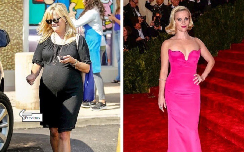 Sau sinh con thứ 3, Reese Witherspoon gặp vấn đề về cân nặng. Sau đó, cô chọn chế độ ăn uống lành mạnh, tập yoga, đi bộ đường dài và khiêu vũ để lấy lại vóc dáng. 
