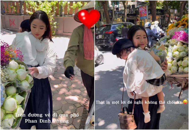 Đoạn video về hai mẹ con Nam Thương và bé Bún đã khiến nửa triệu người bấm yêu thích và dành lời khen ngợi vì cả hai mẹ con đều quá xinh đẹp và tràn đầy hạnh phúc.
