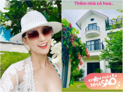 Nhà đẹp - Nữ diễn viên giàu nhất nhì miền Bắc khoe "thềm nhà có hoa" nơi biệt thự 60 tỷ đẹp lung linh