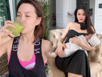 Nàng dâu hào môn sợ xấu sau sinh, tập môn thể thao nhà giàu, uống sinh tố từ siêu thực phẩm để giữ dáng