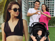 Làm đẹp - Vợ Tây của Bùi Tiến Dũng khoe cơ bụng săn chắc, nhưng vòng 1 cứ như "tàng hình"
