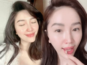 Làm đẹp - “Lên sóng” livestream, Bảo Thy lộ dung nhan thật, mẹ bỉm U40 vẫn trẻ hệt thời “Công chúa bong bóng”