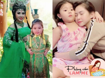 Nghệ sĩ Bình Tinh: Mẹ đi diễn nhiều chỉ quan sát con qua camera từ lọt lòng, hết lớp 5 sẽ cho bé sang Mỹ Canada du học