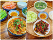 Bếp Eva - Mẹ đảm gợi ý thực đơn cơm nhà 2-3 món dễ nấu trong nửa tháng, ai bận rộn tham khảo quá hợp