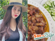 Bếp Eva - Vợ Cường Đô La khoe món đơn giản mà tốn cơm, còn thốt lên "nhà toàn đầu bếp"