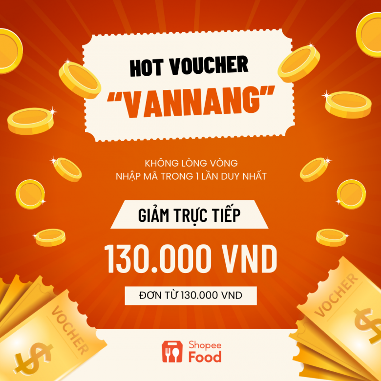 “Nhà mình vui bất thình lình” vì ShopeeFood tung ra mã giảm sốc tận 130.000 đồng, áp dụng từ nay đến hết năm 2023!!!
