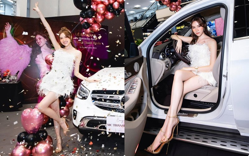 Thanh Thanh Huyền được biết đến không chỉ với danh hiệu MC mà còn là Miss Charm Vietnam. Chân dài sở hữu gu thời trang cũng như khối tài sản khủng. 

