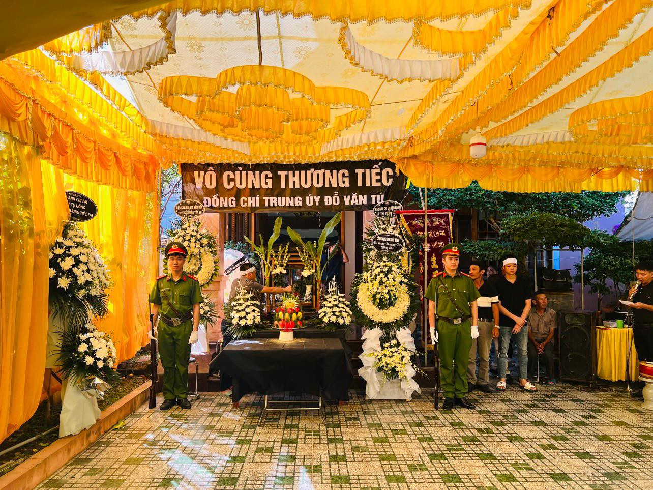 Trung úy Đỗ Văn Tú tử vong sau khi bị đối tượng chém. Ảnh: Báo VietNamNet