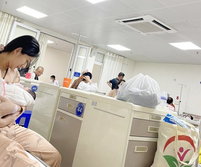 4 lần sinh thường đều không tiêm giảm đau nhưng mẹ bỉm vượt cạn nhanh chóng, không đau dạ con sau sinh. (Ảnh: NVCC)