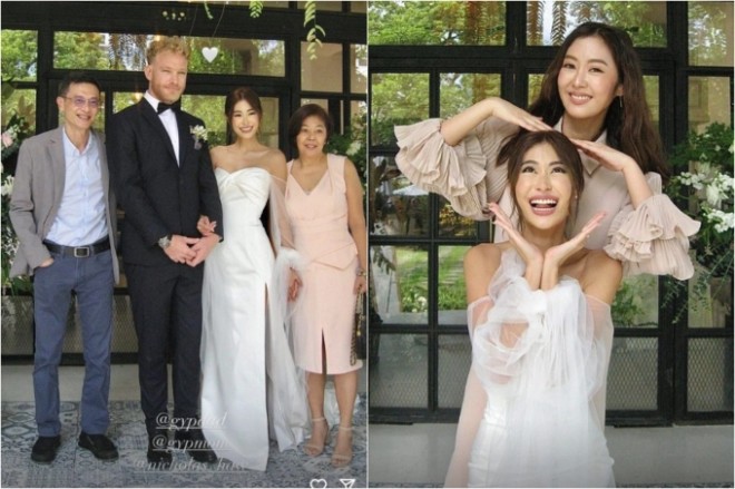 Gypsy bên bố mẹ và em gái.