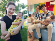 Giải trí - Kỷ lục diễn viên ít tuổi nhất VTV: Cặp song sinh "con" Kiều Anh đáng yêu chẳng kém cu Bon "Về Nhà Đi Con"