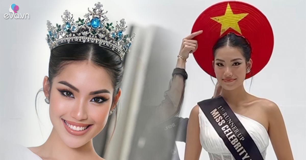 View - Nhan sắc học trò Hồ Ngọc Hà đăng quang Á hậu quốc tế, gây sốt với vẻ đẹp tri thức