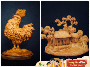 Bếp Eva - 9X làm bánh Trung thu 3D đẹp như điêu khắc, khách đặt 10 triệu 1 mẫu vẫn quyết không bán, làm ra để mọi người chiêm ngưỡng