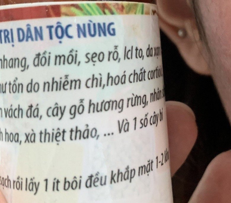 Bao bì loại thuốc trị mụn được Spa sử dụng cho nữ sinh tại Hà Nội. Ảnh: BSCC.