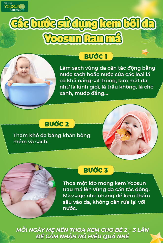 Có gì bên trong Yoosun Rau má - tuýp kem xử lý các vấn đề về da của trẻ? - 4