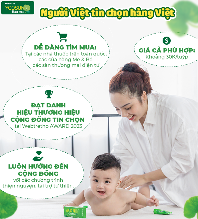 Có gì bên trong Yoosun Rau má - tuýp kem xử lý các vấn đề về da của trẻ? - 5