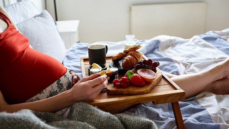 Vợ bầu lúc nào cũng than thở ước gầy để được “ăn cả thế giới”. (Ảnh minh họa)