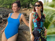 Làm đẹp - Chơi môn "chân không chạm đất", bà xã hơn tuổi của Bình Minh "gọt" vòng 2 tròn lẳn thành thắt nút đẹp mê